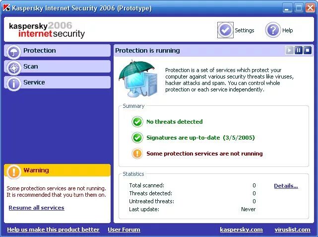 Threat detected