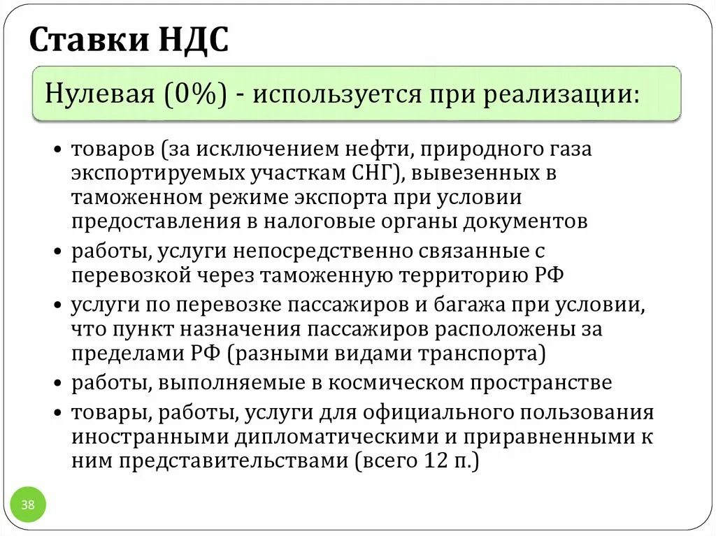 Процент ндс в 2024 году. Ставки НДС. Нулевая ставка НДС. Ставка НДС 0%. Нулевая ставка НДС применяется.