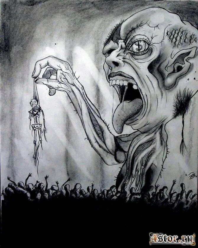 страшные рисовки