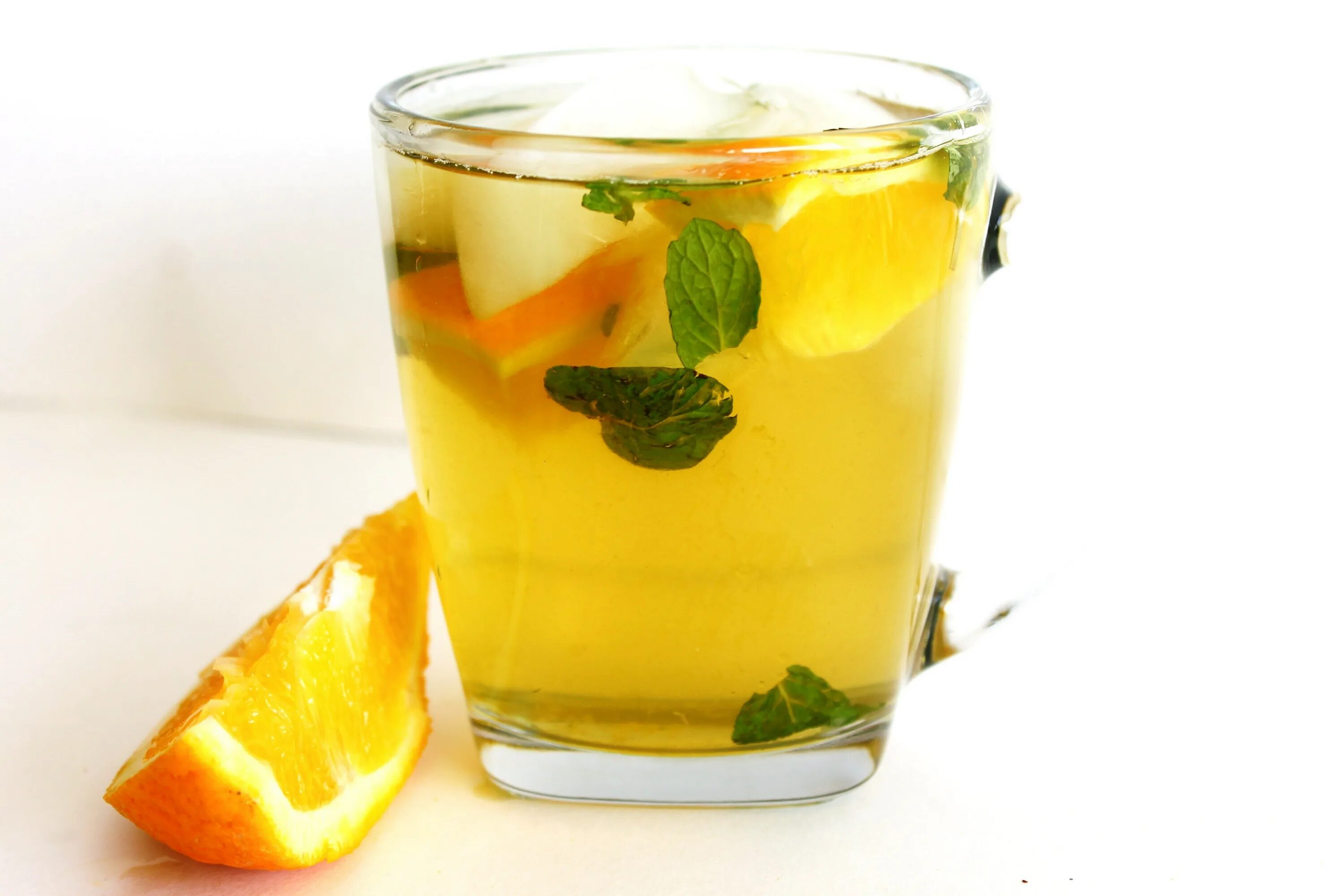 Зелёный чай с апельсином. Зеленый чай с мятой и апельсином. Чай с апельсином и мятой. Лимонад с апельсином и мятой. Пейте зеленый чай лимоном