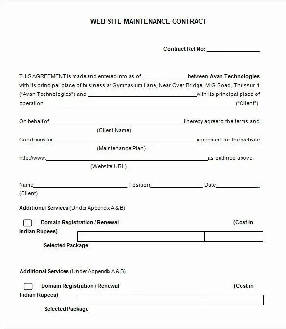 Appendix to the Agreement.. Appendix to the Contract. Maintenance Contract Sample. Appendix to Contract пример.