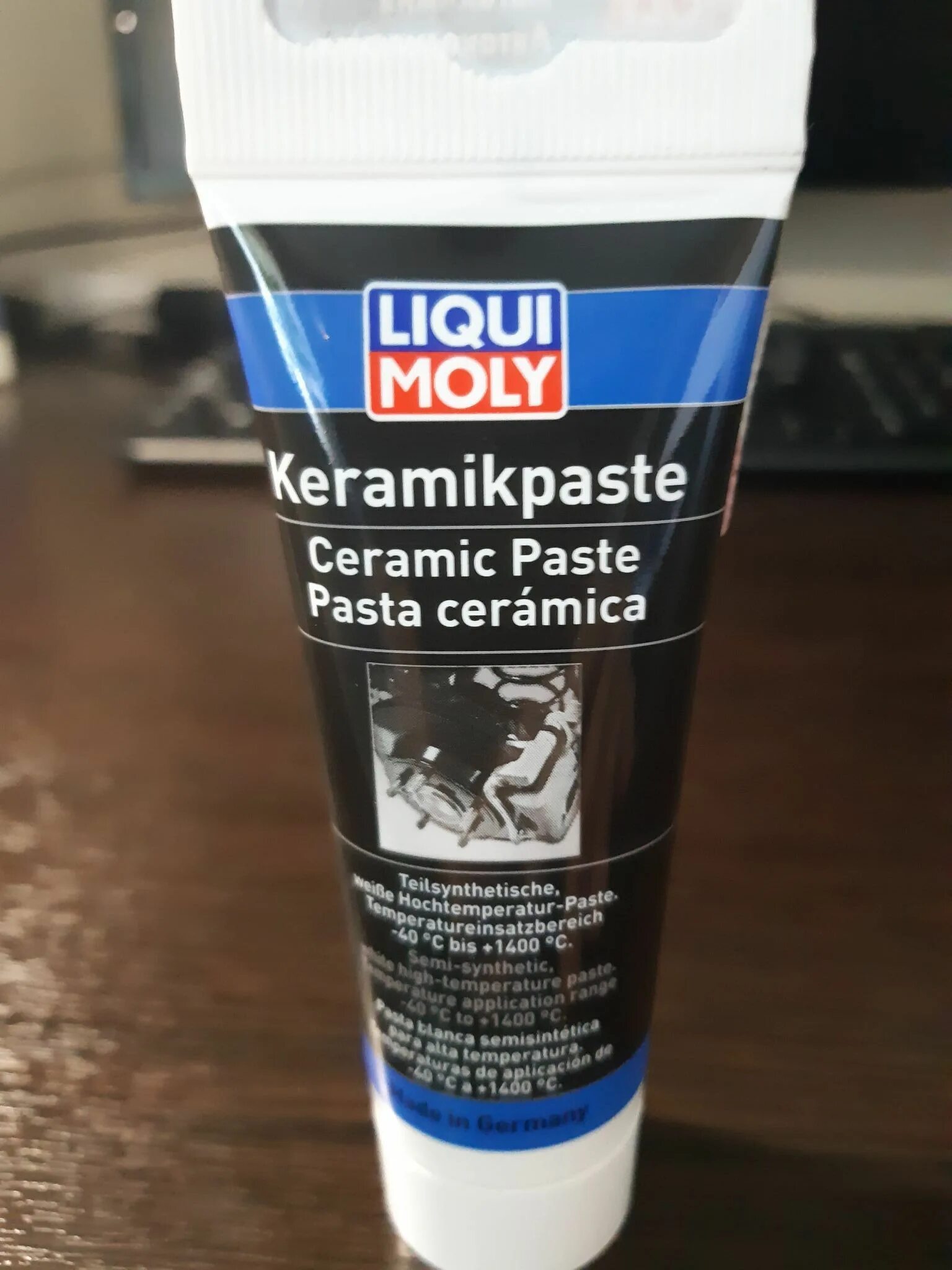 Ликви моли керамик паста. 7556 liqui moly. Keramik paste. 05кг артикул 3418. Ликви моли керамическая паста для форсунок.