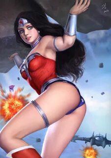 Wonder Woman Completely Naked.