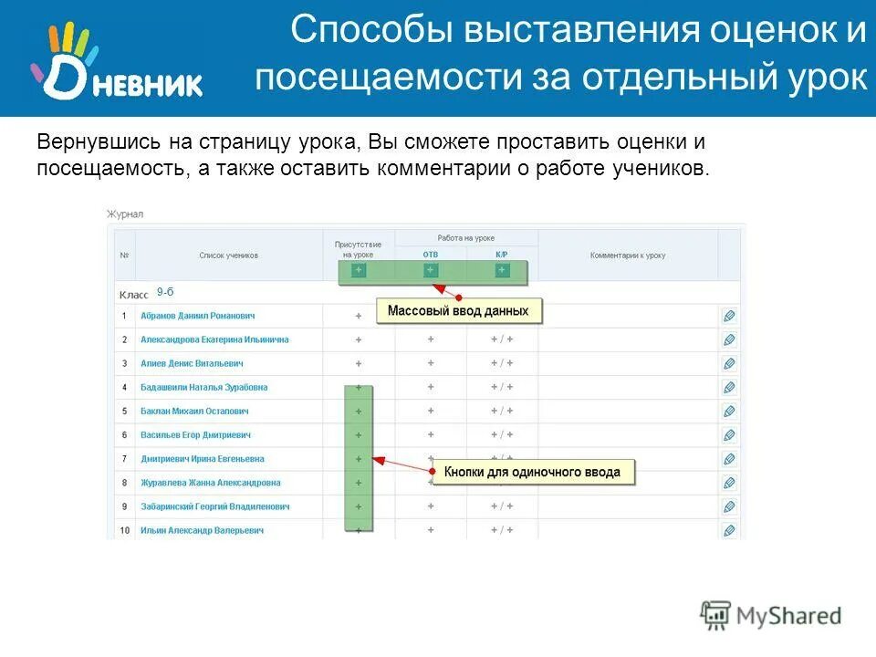 Как удалить оценку в моей школе