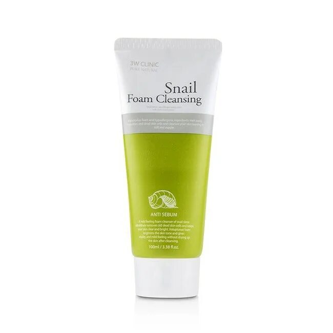 Foam cleanser snail. 3w Clinic пенка для умывания с улиточным муцином. Snail Foam Cleansing пенка. Пенка 3w Clinic Snail. Пенка для умывания с улиточным муцином Snail Foam Cleansing 100 мл..