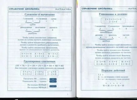 Справочник 1 класс