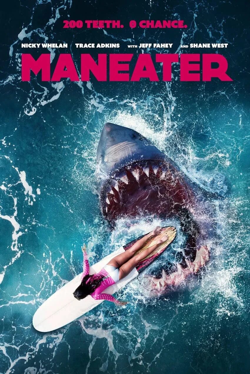 Хищник из бездны / Maneater (2022). Акулы. Ужасы про акул 2024