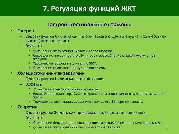 Какая функция пищеварительного тракта занимает 3 5. Гастрин гормон функции. функции гастроинтестинальных гормонов. основные гормоны пищеварительного тракта. регуляция функций жкт.