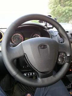 Руль кожей приора