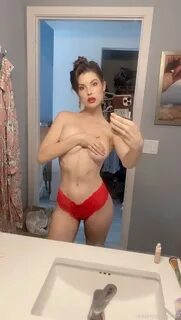 Amanda Cerny Topless Red Thong Onlyfans Set Leaked - Influencers Gonewild.