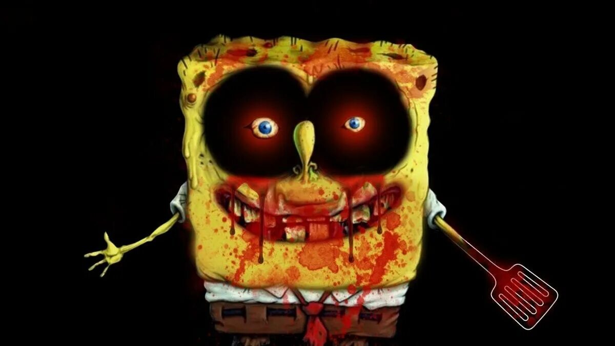 Spongebob horror. Спанч Боб ехе. Губка Боб квадратные штаны ехе. Страшный губка Боб ехе. Губка Боб 666.