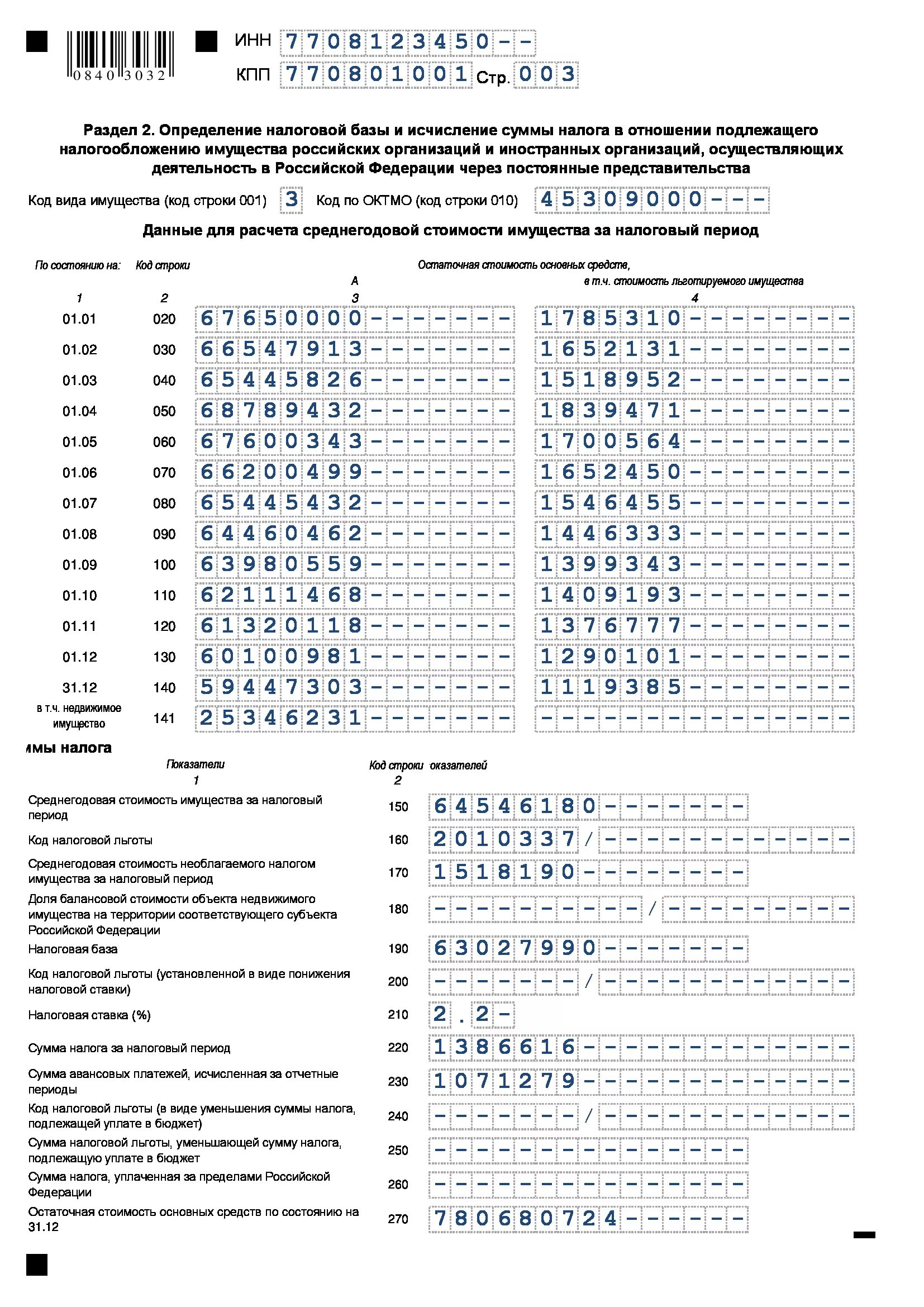 Образец заполнения раздела 2.1 декларации по налогу на имущество. Заполнение декларации по налогу на имущество пример заполнения. Декларация на имущество образец заполнения раздел 2.1. Налоговая декларация по налогу на имущество организаций пример.