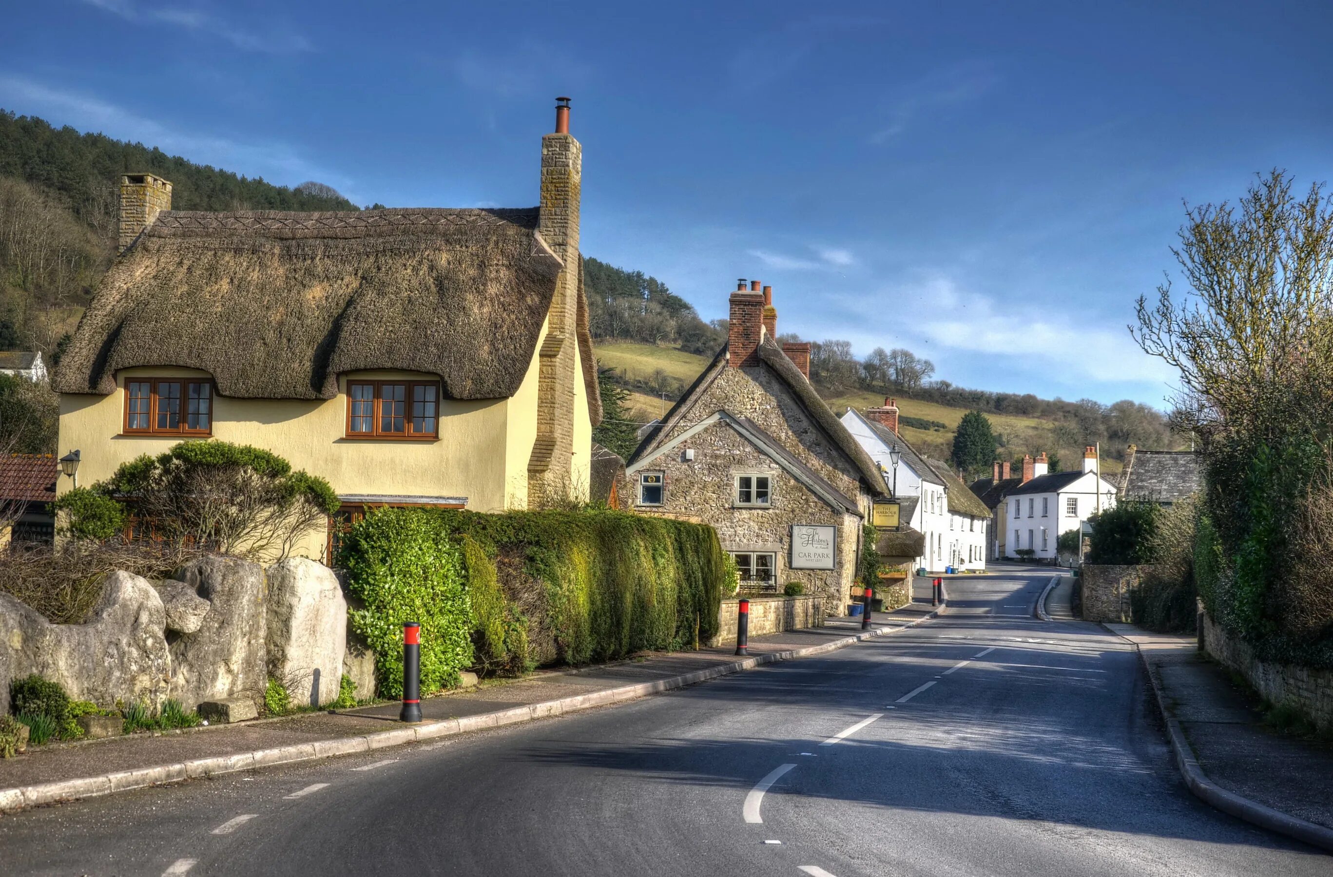 Villages england. Деревня Стэйтес Великобритания. Город Райд Англия. Англия пригород Суссекс. Деревня Сноушилл Англия.