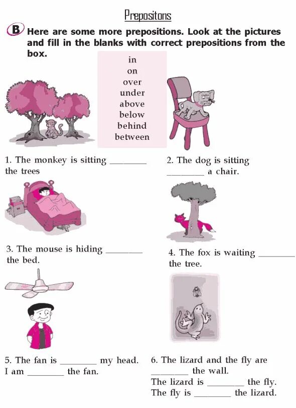 Prepositions elementary