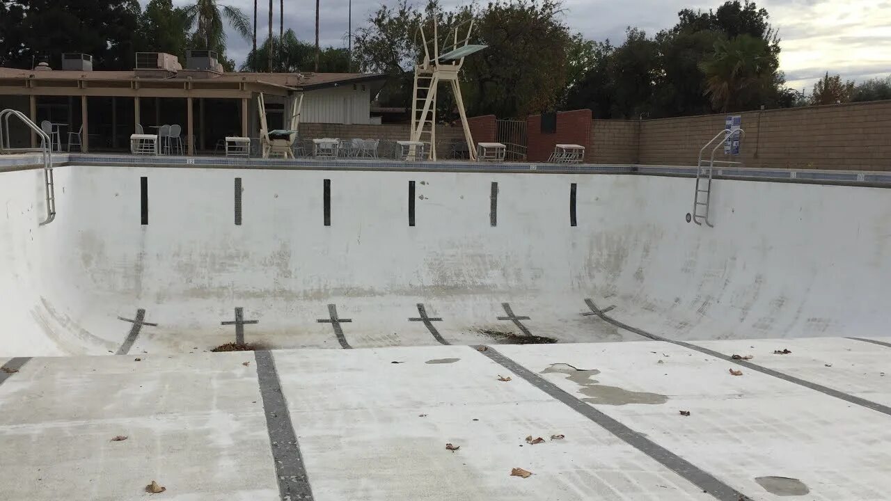 Empty pools. Empty pool. ice pool. music video in an empty pool.