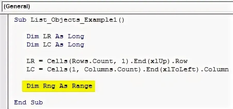 Listobjects vba. Listobjects vba