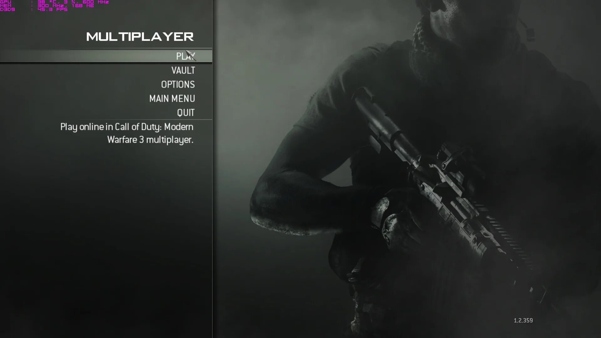 Call of Duty Modern Warfare 3 главное меню. Call of Duty 4 Modern Warfare главное меню. Cod MW 3 главное меню. Мультиплеер для mw3. Games main menu