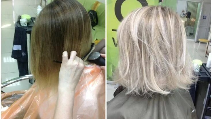 Окрашивание волос блонд до и после Pin by Dayana Yos on Hair Color Blonde hair, Ash blonde hair, Hair