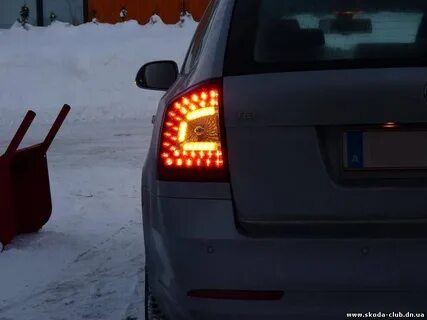 Фонарь задний шкода а5