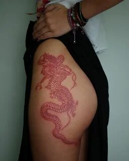 Red Dragon Hip Tattoo Tattoo Ideas and Inspiration Red Dragon Tattoo, Tatto...