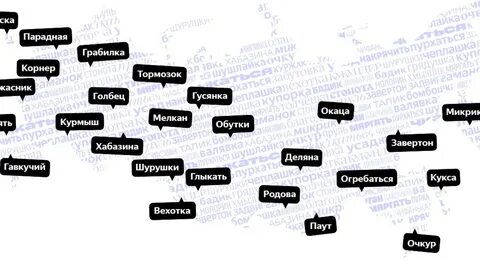 Русский слова карта
