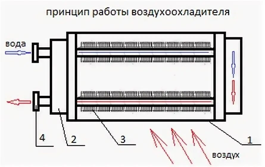 Охладитель принцип работы. Поверхностный воздухоохладитель схема. Охладитель воздуха принцип работы. Воздуха охладитель холодильный чертеж. Принципиальная схема воздухоохладителя.