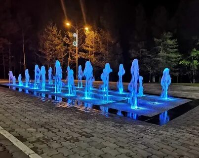 Пешеходный фонтан