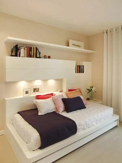 Un appartement de 50 m2 adapté à la colocation Ideen für kleine schlafzimmer, Wo