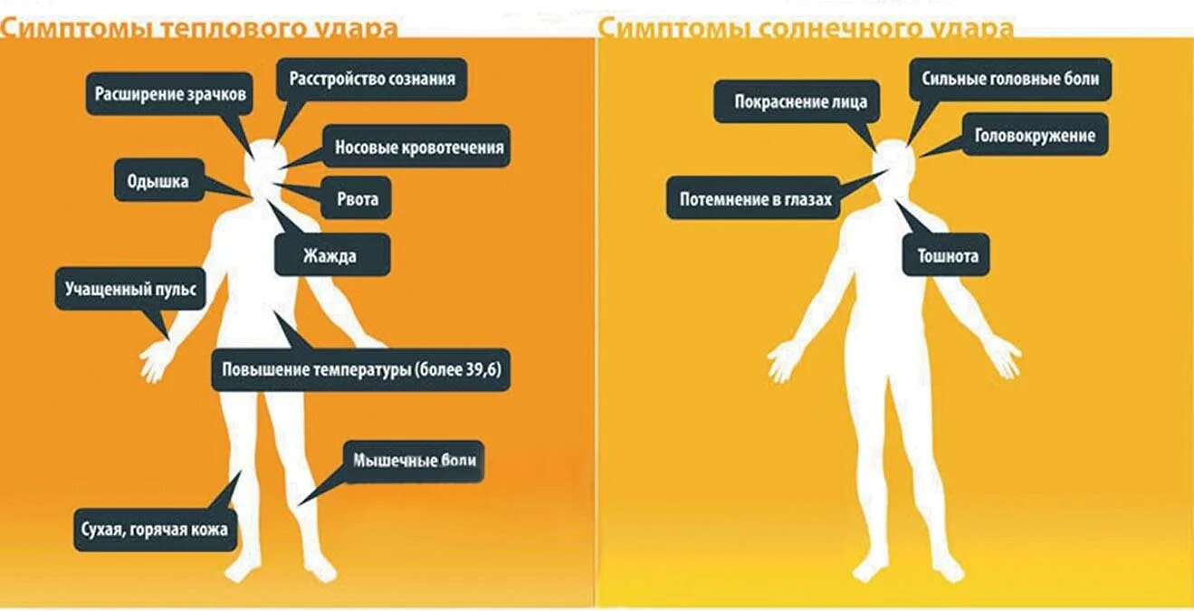 После сильной жары. Симптомы перегрева теплового удара. Симптомы солнечного и теплового удара. Тепловой и Солнечный удар. Солнечный удар симптомы.