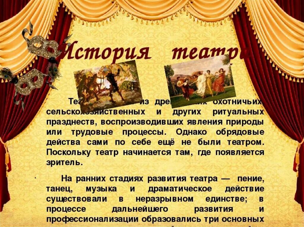 Всемирный день театра для молодежи. Театр презентация. Театр презентация для детей. История театра для детей. Театр для детей.