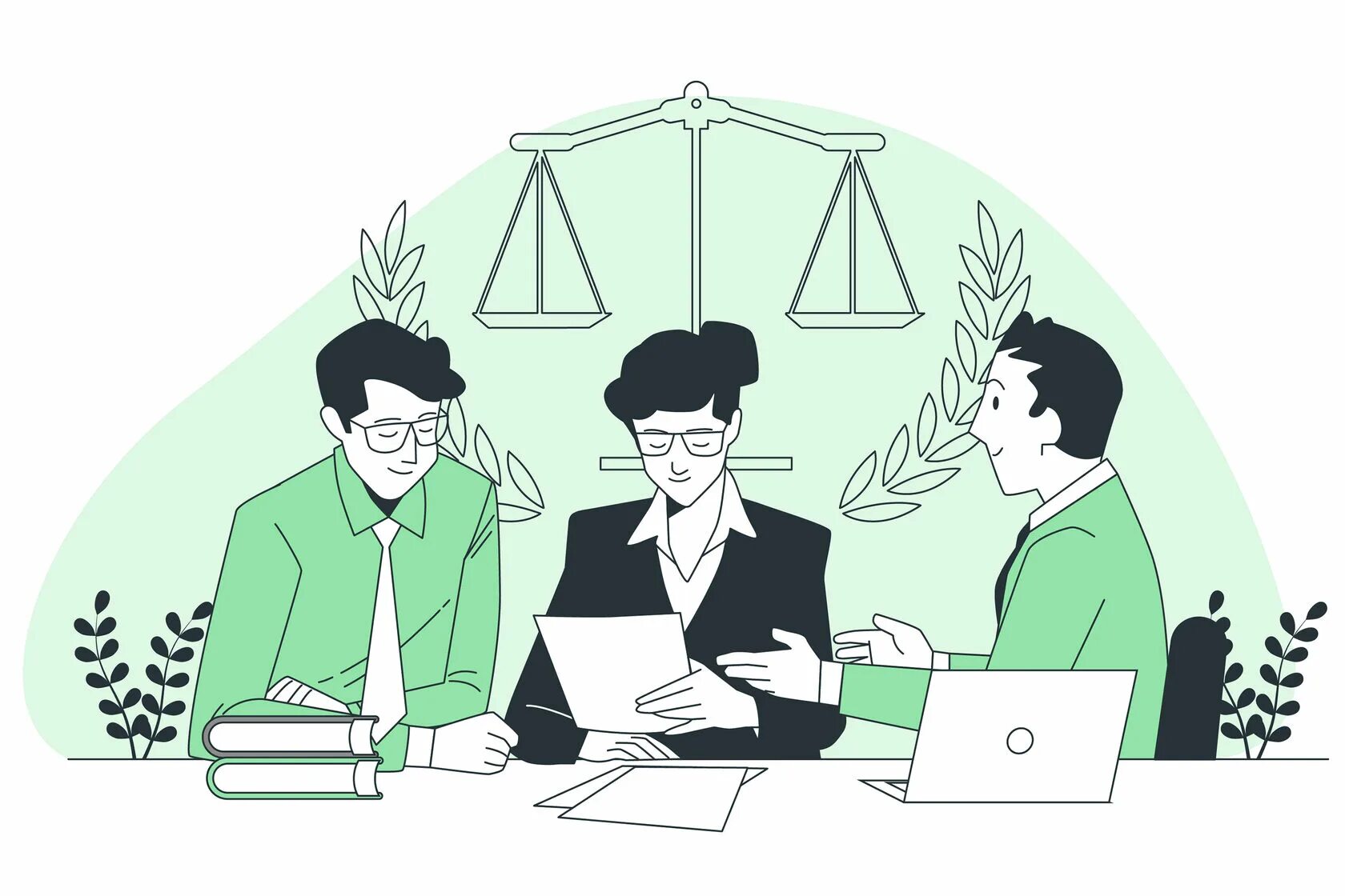 Юрист обучение. Lawyer illustration. Firms vector.