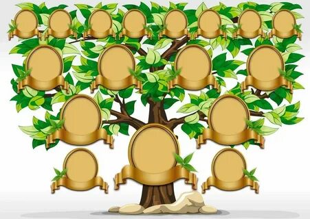 Генеалогическое древо: 70 шаблонов для заполнения