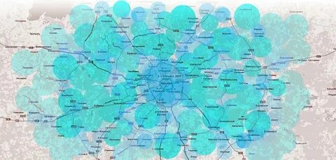 Область покрытия интернет провайдеров