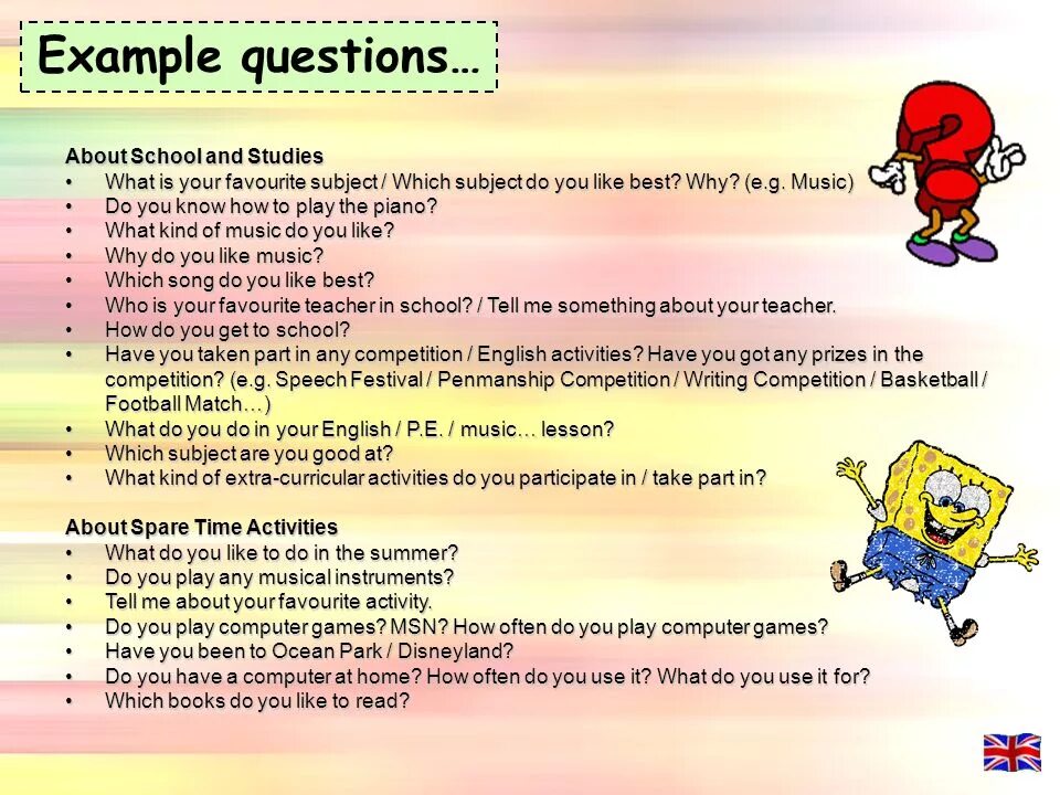 Answer the questions what do the children. Вопросы по теме School. Questions about School for Kids. Questions about School subjects. About School 5 класс.