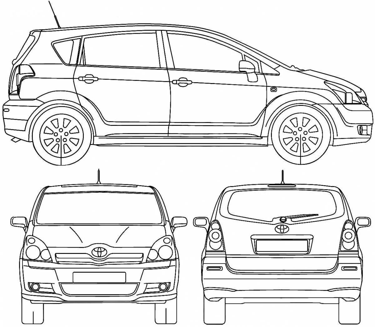 Чертеж toyota camry 3. Тойота королла чертежи. Toyota yaris 2007 blueprint. Тойота королла 2008 чертеж. Тойота королла чертежи.