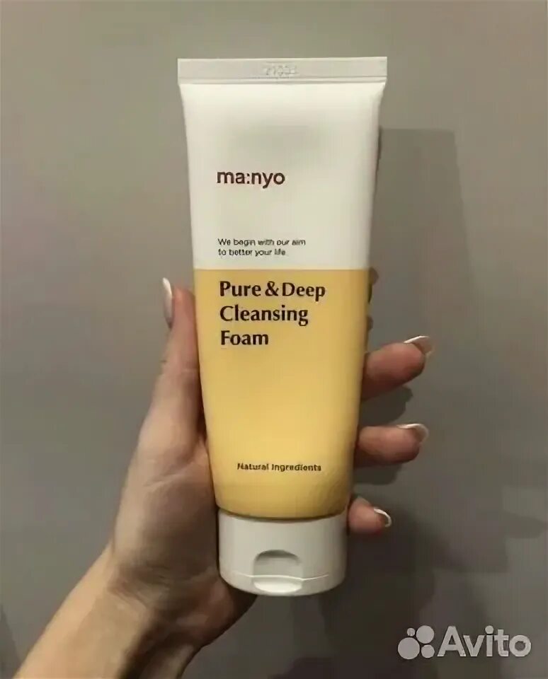 [Ma:nyo] Pure&Deep Cleansing Foam, 100 мл. Пенка Manyo. Manyo пенка для умывания Pure Deep. Пенка для глубокого очищения пор с керамидами Manyo Pure Deep Cleansing Foam 100мл.