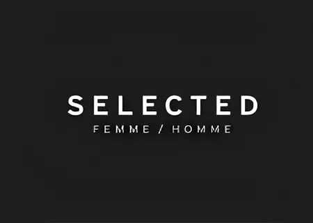 Selected video. Selected homme бренд. Selected homme logo. Femme selected femme логотип.