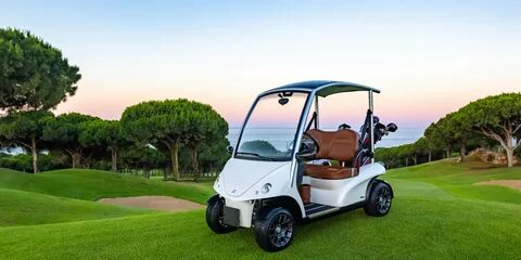 The Garia Golf Car is the ideal luxury vehicle for playing golf. 