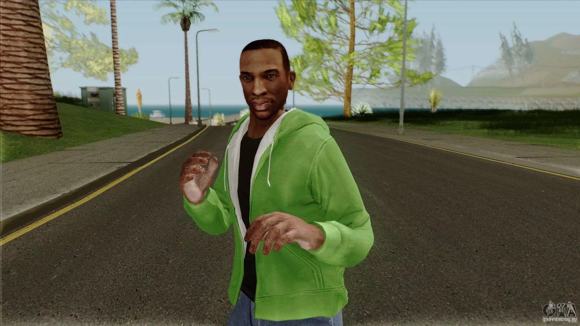 Cj san andreas. GTA Сиджей. GTA San Andreas Сиджей. CJ GTA 5.