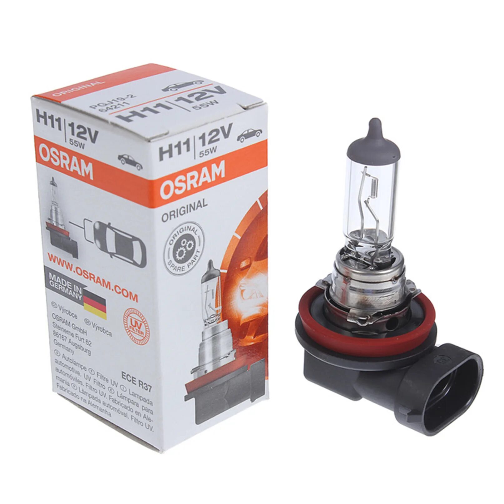 Osram Original line 64211 h11 12v 55w pgj19-2. 64211 Н11 лампа. Осрам 64211 н11 лампа. Лампа галогенная h11 12v 55w pgj19-2 Osram арт. 64211.