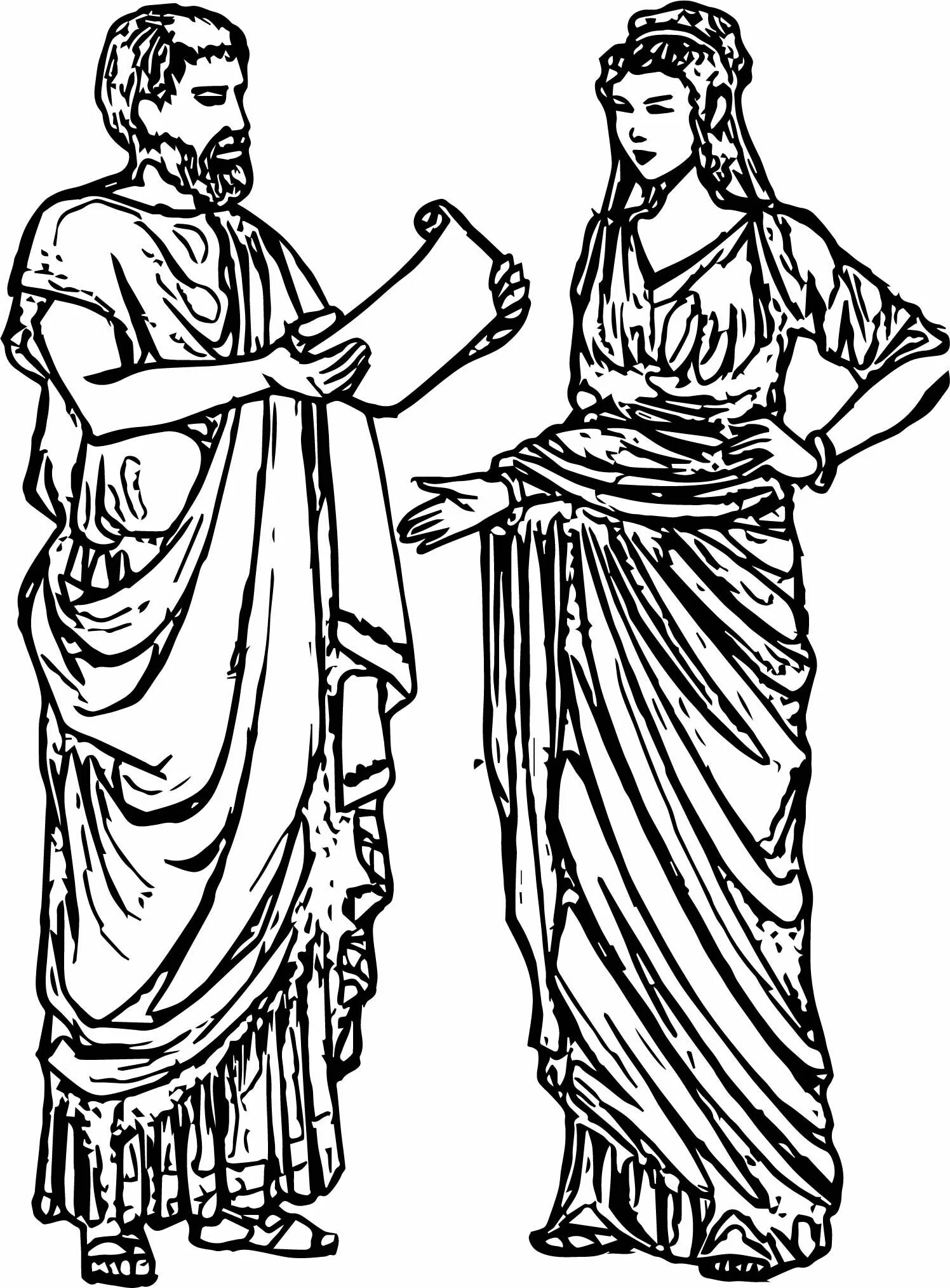 Древний римлян рисунок