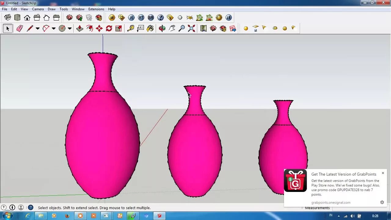 Ваза уровень 8. Ваза для скетчап. Ваза в Sketchup. Как сделать вазу в скетчап. Sketchup ваза с цветами.