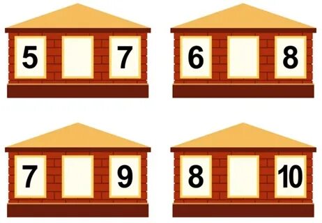 Соседи числа 6 для дошкольников