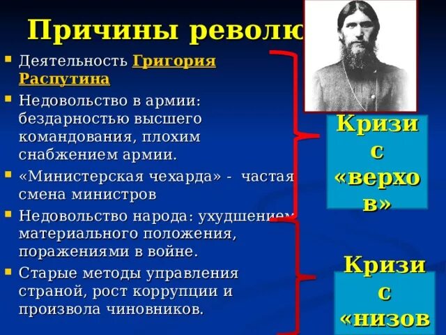 Министерская чехарда в 1916. Распутинщина кратко. Министерская чехарда причины. Распутинщина годы.