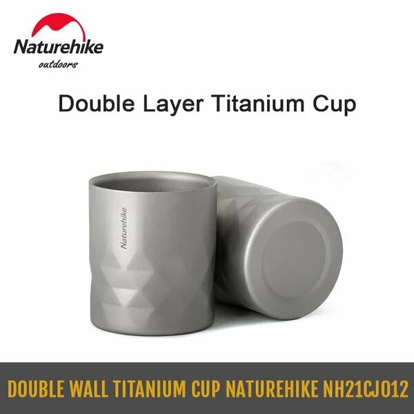 Naturehike double layer titanium cup. Чашка naturehike double-layer titanium.