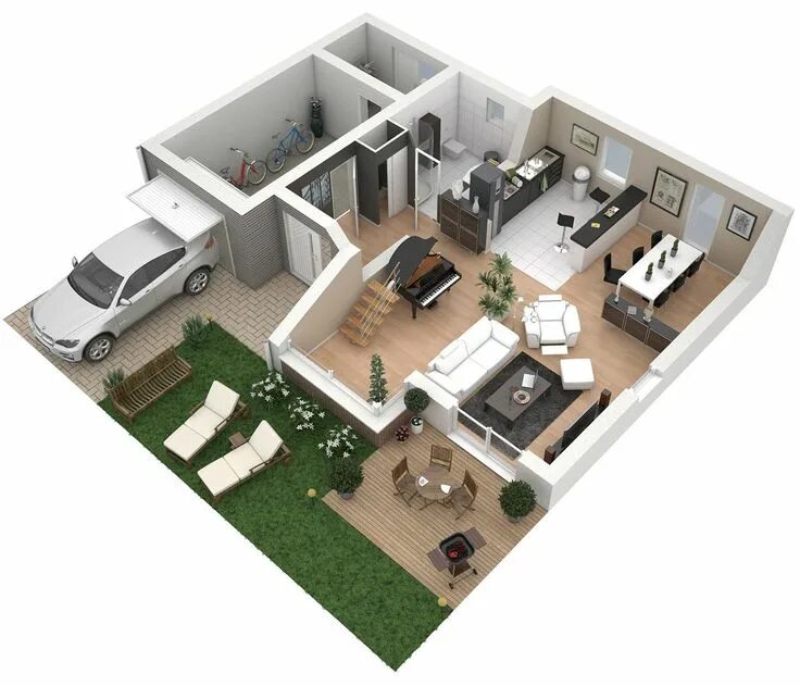 Plan Maison 80m2. Свит хоум 3д моделирование. Планировка квартиры Revit 3d. Plan Maison 6x15m. Pour plan