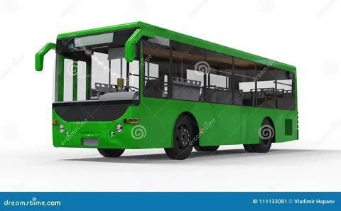 Желто зеленый автобус