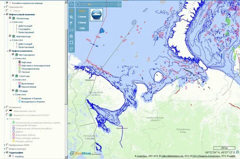 Берег баренцева моря карта