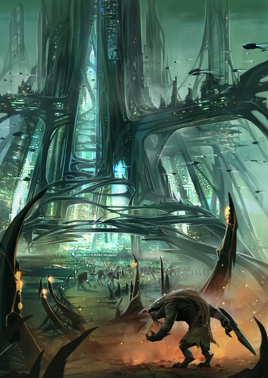 Корабль асгард звёздные врата. Детализированный пейзаж. Фантастические пейзажи. Фантастический город. Фантастический город.