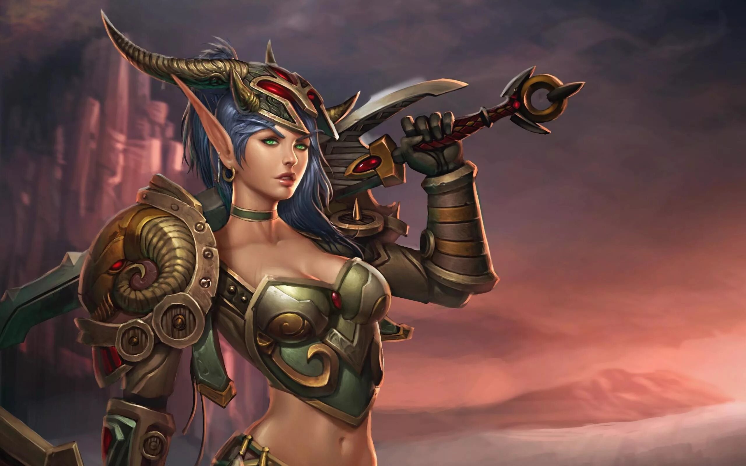 Оф варкрафт. Эльфийка из игры world of warcraft. wow эльфийка крови воин. алисия варкрафт. кейтлин варкрафт.